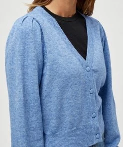 Minus Femme MARY Gilet Light Palace Blue -SOLDES D'ÉTÉ - Minus Fashion 5c048acb645d4c10a1fafc14d45a3202