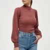 Minus MERINA Pullover Ruby Melange Femme -SOLDES D'ÉTÉ - Minus Fashion 5caa265fbf2943cd94b391814b9fad70