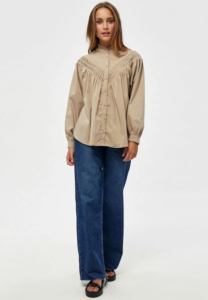 Minus Femme SHERIDAN Chemisier Feather Gray 4 Minus Femme SHERIDAN Chemisier Feather Gray – Image 2