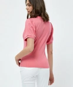 Minus Femme JOHANNA T Shirt Basique Pink Flamingo -SOLDES D'ÉTÉ - Minus Fashion 5dd08f7468b84fc7bc14488a79d44721