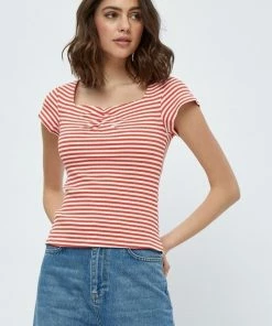 Minus MIAJOHANNA TEE T Shirt Imprimé Orange Femme