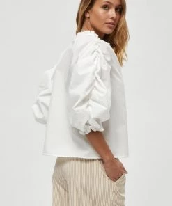 Minus SAVIA SOLID Blouse Cloud Dancer Femme -SOLDES D'ÉTÉ - Minus Fashion 5f228916790b470a8deaeba943fb89f1