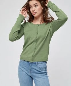 Minus Femme NEW LAURA Gilet Pistachio Melange