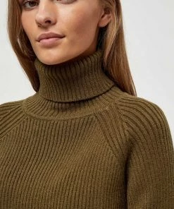 Minus Femme Pullover Dark Olive Melange -SOLDES D'ÉTÉ - Minus Fashion 6121d27c254e41c4b70c04a1f185c879