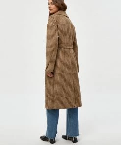 Minus AVITA Manteau Classique Rustic Brown Checked Femme 8 Minus AVITA Manteau Classique Rustic Brown Checked Femme -SOLDES D'ÉTÉ - Minus Fashion 61909a4667c24c9ab89c777ecd81f593