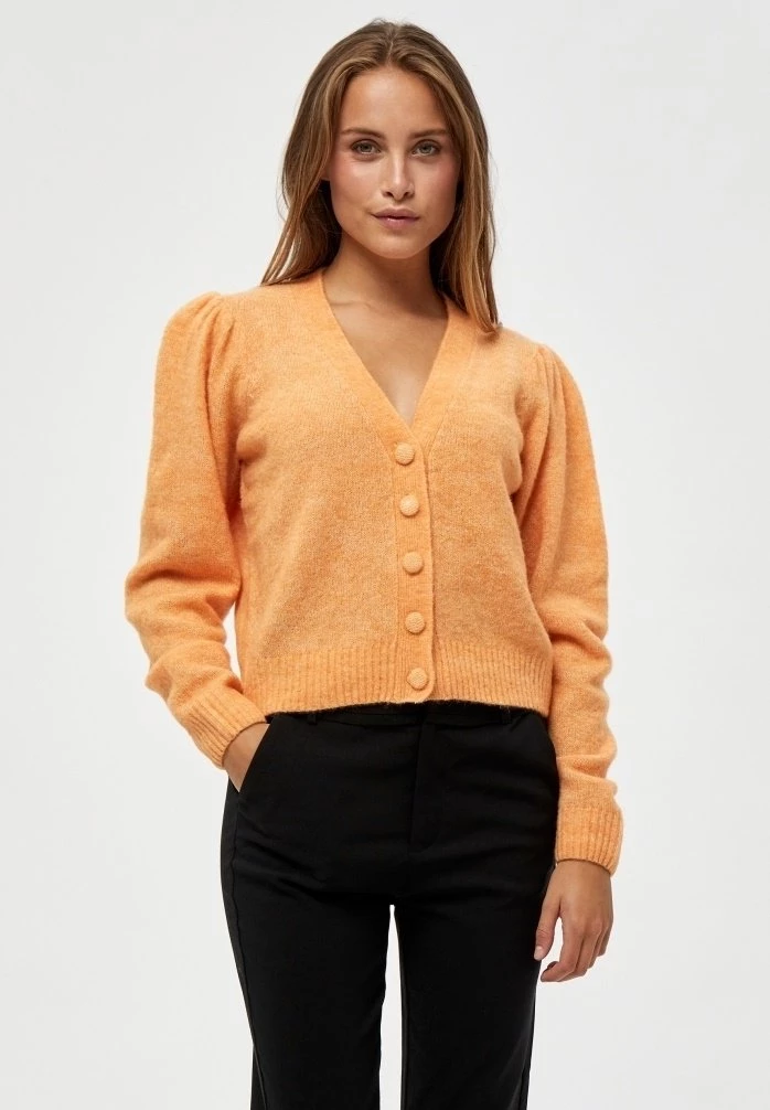 Minus Femme Gilet Apricot Tan Melange 3 Minus Femme Gilet Apricot Tan Melange