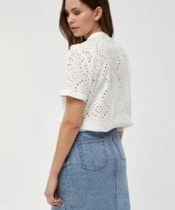 Minus Femme IDALIA Chemisier Cloud Dancer -SOLDES D'ÉTÉ - Minus Fashion 6304f2a8b9914a948152ff516c328a1b