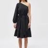 Minus Robe De Soirée Black Femme