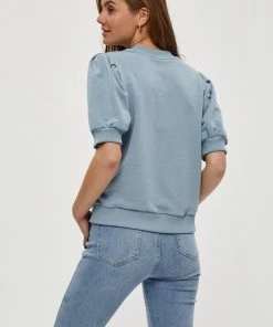 Minus MIKA T Shirt Basique Dusty Blue Femme 8 Minus MIKA T Shirt Basique Dusty Blue Femme -SOLDES D'ÉTÉ - Minus Fashion 64ca9c5bd79741afb3ad6e4ef3f6c584