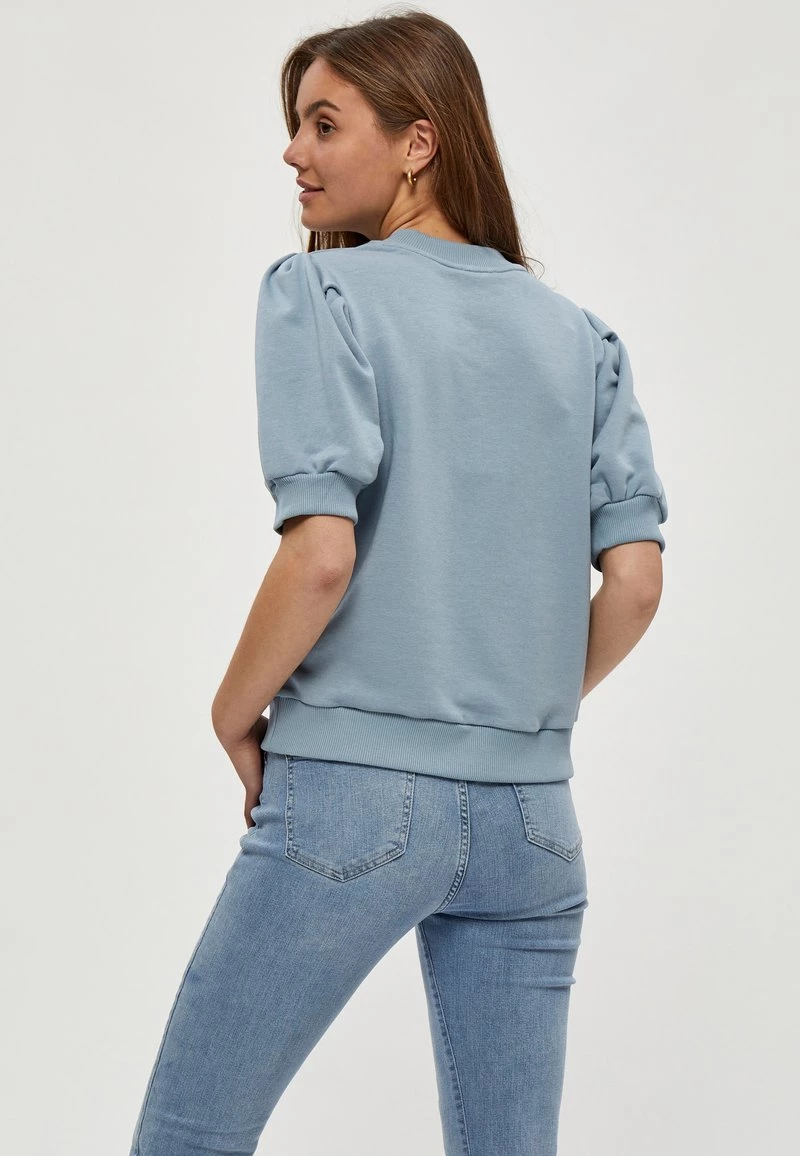 Minus MIKA T Shirt Basique Dusty Blue Femme 5 Minus MIKA T Shirt Basique Dusty Blue Femme – Image 3