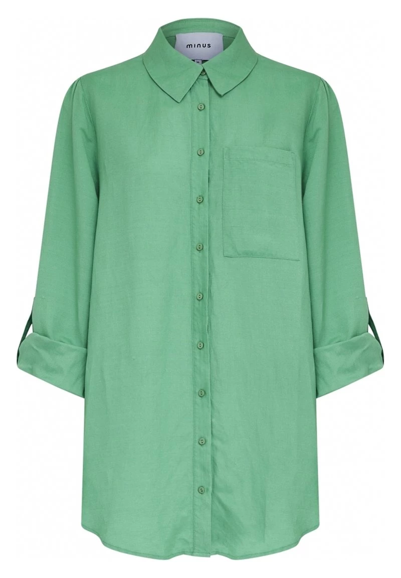 Minus MARLY Chemisier Apple Green Femme 7 Minus MARLY Chemisier Apple Green Femme – Image 5