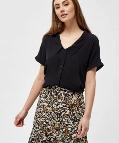 Minus ELISSA Chemisier Black Femme