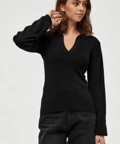 Minus Femme CAMARI Polo Black