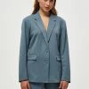 Minus AMBER BLAZER Blazer Blue Zen Femme -SOLDES D'ÉTÉ - Minus Fashion 690e0068448843a6a95cfe4c13c8d1d0