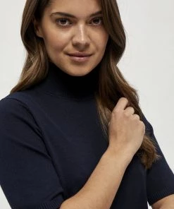 Minus Femme LIMA T Shirt Basique Black Iris Solid -SOLDES D'ÉTÉ - Minus Fashion 699bdb168b5a4b04b482af83f9475f35