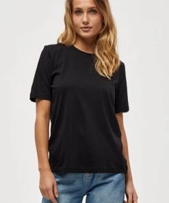 Minus Femme CATHY T Shirt Basique Black