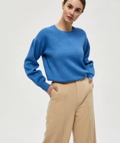 Minus Femme LUPI Pullover Palace Blue