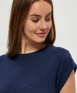 Minus LETI T Shirt Basique Black Iris Femme 9 Minus LETI T Shirt Basique Black Iris Femme -SOLDES D'ÉTÉ - Minus Fashion 69cd73f68f954677adf04bebae5342f6