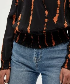 Minus Blouse Brown Sugar Tie Dye Print Femme -SOLDES D'ÉTÉ - Minus Fashion 6a1dca0383ea4cb182c6508db35c2747