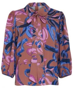 Minus Femme Blouse Magenta Flower Print -SOLDES D'ÉTÉ - Minus Fashion 6bfecded40aa42c19e594b5252e0113b