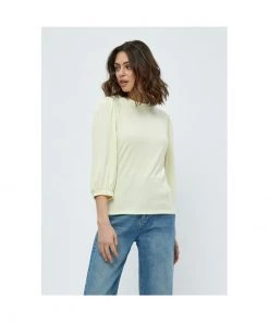 Minus Femme JOHANNA 3/4 SLEEVE Pullover Lemon Sorbet