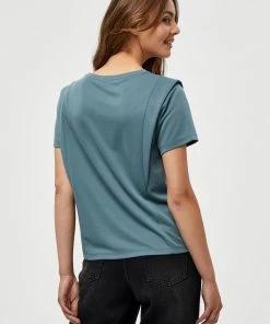 Minus Femme T Shirt Basique Blue Zen -SOLDES D'ÉTÉ - Minus Fashion 6f5177809e69474881b37425de9d2e6a