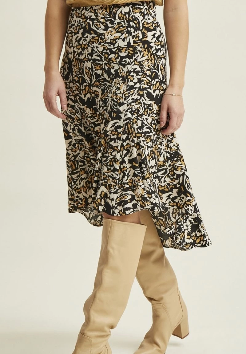 Minus HENNIE Jupe Trapèze Corn Butter Flower Print Femme 6 Minus HENNIE Jupe Trapèze Corn Butter Flower Print Femme – Image 4