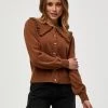Minus Femme ELISA Gilet Rustic Brown Melange -SOLDES D'ÉTÉ - Minus Fashion 70cda7d99a80419791651e93e3ae23b4