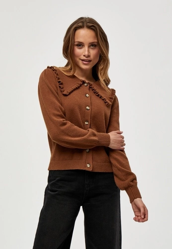 Minus Femme ELISA Gilet Rustic Brown Melange 3 Minus Femme ELISA Gilet Rustic Brown Melange