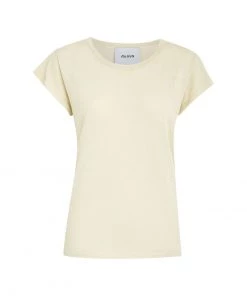 Minus Femme CARLINA T Shirt Basique Lemon Sorbet Lurex -SOLDES D'ÉTÉ - Minus Fashion 718a1a3e2ce44490854039b1998ba44e