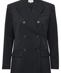 Minus EMBRY Blazer Black Pinstriped Femme 12 Minus EMBRY Blazer Black Pinstriped Femme -SOLDES D'ÉTÉ - Minus Fashion 71bf15cafaca4ead8c61f83126e5fec9