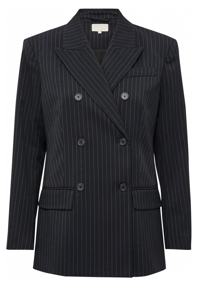 Minus EMBRY Blazer Black Pinstriped Femme 7 Minus EMBRY Blazer Black Pinstriped Femme – Image 5