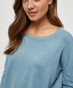 Minus ELNE Pullover Bounty Blue Melange Femme 7 Minus ELNE Pullover Bounty Blue Melange Femme -SOLDES D'ÉTÉ - Minus Fashion 71d6040c025541d3a5a45871ec57b07c