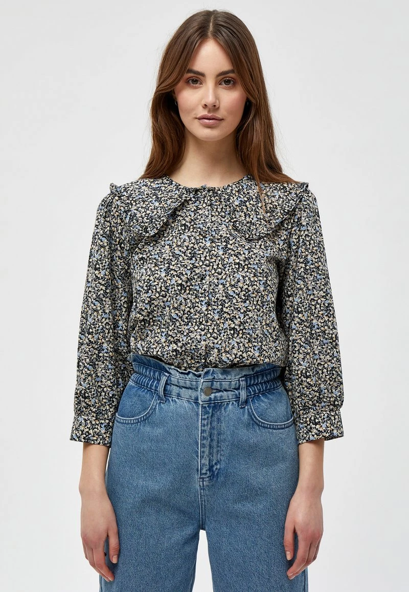 Minus Femme Chemisier Misty Blue Flower Print 3 Minus Femme Chemisier Misty Blue Flower Print