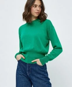 Minus Femme AMELINA Pullover Ivy Green