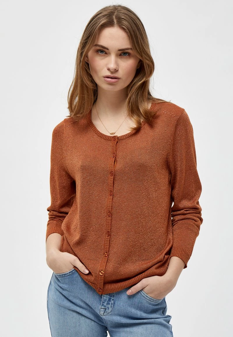 Minus NEW LAURA Gilet Burned Hazel Lurex Femme 3 Minus NEW LAURA Gilet Burned Hazel Lurex Femme