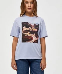 Minus Femme HANNA T Shirt Imprimé Cosmic Lavender