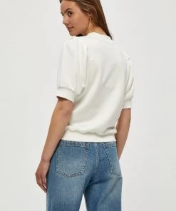 Minus Femme MIKA T Shirt Basique Broken White -SOLDES D'ÉTÉ - Minus Fashion 73560531eb84437c8e1811f804d885cf