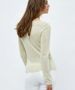 Minus NEW LAURA Gilet Lemon Sorbet Lurex Femme -SOLDES D'ÉTÉ - Minus Fashion 73cde9a73e9443f48495c113e3d374ef