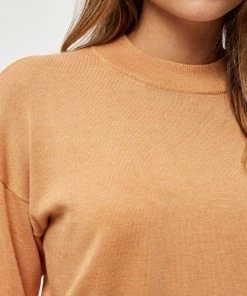Minus AMELINA Pullover Apricot Tan Melange Femme 9 Minus AMELINA Pullover Apricot Tan Melange Femme -SOLDES D'ÉTÉ - Minus Fashion 73f185fa1c8d43a995bcd8257874fed4
