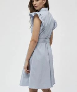 Minus Femme Robe Chemise Dusty Blue -SOLDES D'ÉTÉ - Minus Fashion 745d7a565bb94698915b3abfd2333d86