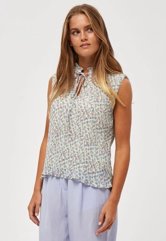 Minus RIKKA Débardeur Frosted Mint Flower Print Femme 3 Minus RIKKA Débardeur Frosted Mint Flower Print Femme