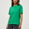 Minus CATHY T Shirt Basique Apple Green Femme 1 Minus CATHY T Shirt Basique Apple Green Femme -SOLDES D'ÉTÉ - Minus Fashion 7590aebf5a5847de83d9b10894c1e820