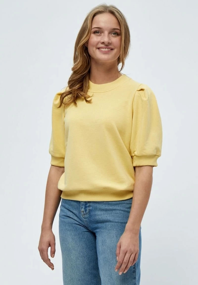 Minus Femme MIKA T Shirt Basique Yellow Straw 3 Minus Femme MIKA T Shirt Basique Yellow Straw