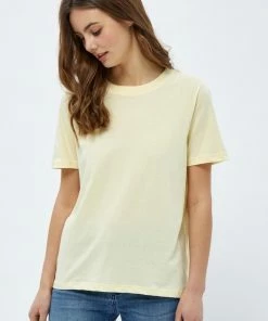 Minus Femme CATHY T Shirt Basique Lemon Sorbet