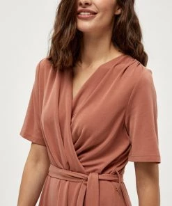 Minus KRISTINE Robe En Jersey Canyon Clay Femme -SOLDES D'ÉTÉ - Minus Fashion 77bc0c962b4f435e8d979abbd6dcbaf1