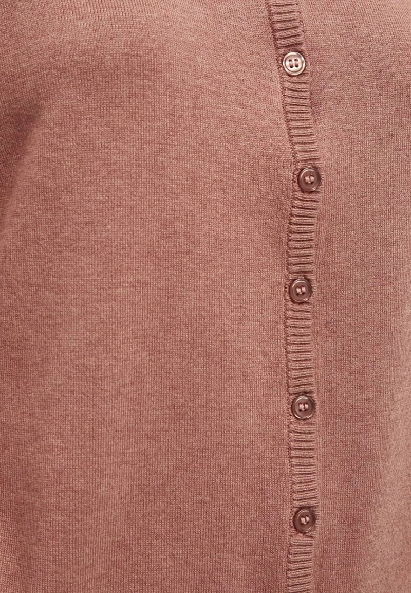 Minus Femme NEW LAURA Gilet Old Rose Melange 8 Minus Femme NEW LAURA Gilet Old Rose Melange – Image 6