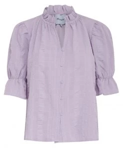Minus Femme BERGITTA Blouse Cosmic Lavender -SOLDES D'ÉTÉ - Minus Fashion 79314f1a9e6849c7b5d7aa85cda13104