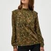 Minus LELA Blouse Dark Olive Flower Print Femme -SOLDES D'ÉTÉ - Minus Fashion 7a134acfaa9f42bfa96a2b8560809000