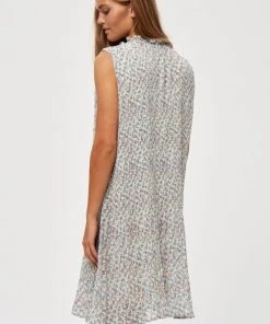 Minus RIKKA SLEEVELESS Robe De Jour Frosted Mint Flower Print Femme -SOLDES D'ÉTÉ - Minus Fashion 7ca6fffe742e42018af649f422096161